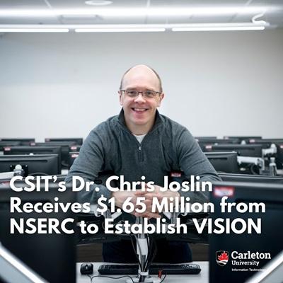 NSERC Awards $1.65M to Chris Joslin’s Visual Effects Research Hu